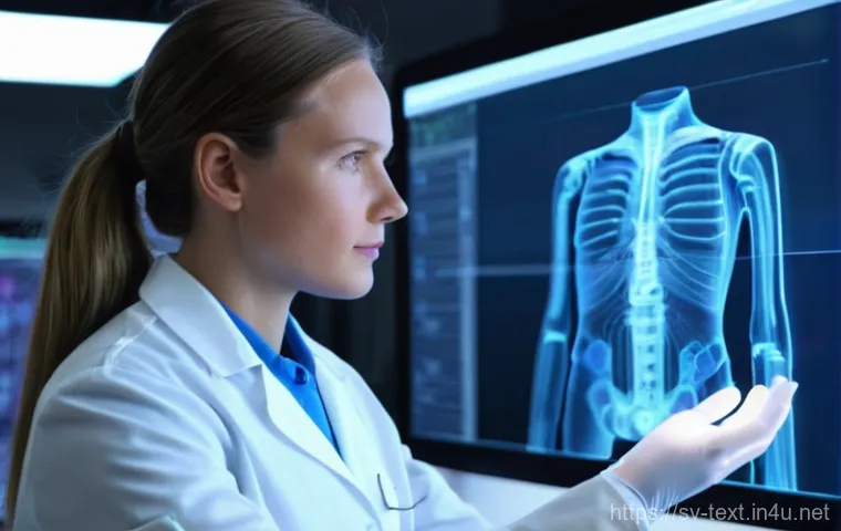 섬유기사와 직업적 성공 사례 - **Prompt: The Future of Medical Textiles**
A highly detailed, photorealistic image of a female t...