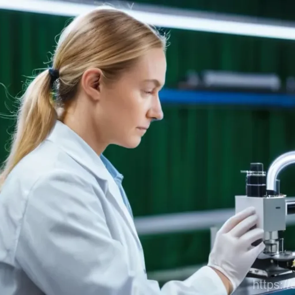 섬유기사와 섬유 제품 개발 - **A Vision of Swedish Textile Innovation**
    A bright, modern textile laboratory in Sweden. In the...