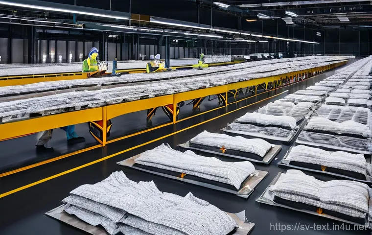 섬유기사와 섬유 제품 개발 - **A Vision of Swedish Textile Innovation**
    A bright, modern textile laboratory in Sweden. In the...