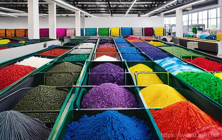 섬유기사와 직업별 시험 연계 - **Prompt 1: A Modern Textile Engineer at Work**
    "A diverse, professional textile engineer, weari...