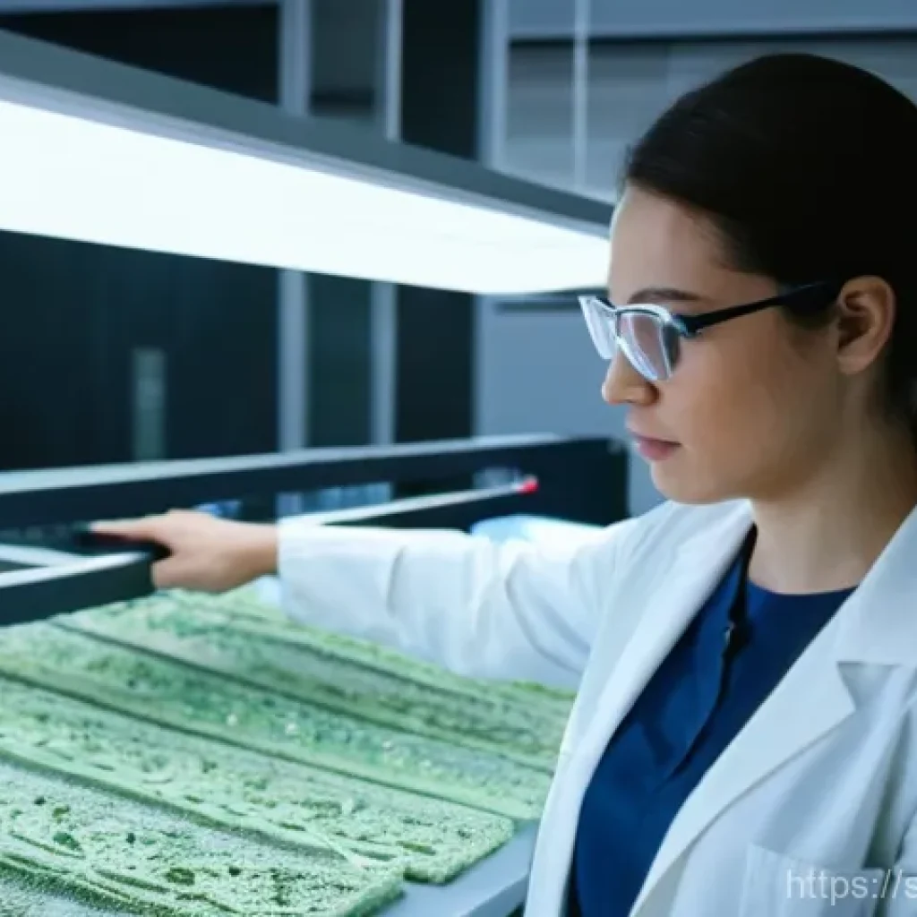 섬유기사 실기시험 준비 체크리스트 - **Prompt:** A young, diverse female textile engineer in her late 20s, with a focused and intelligent...