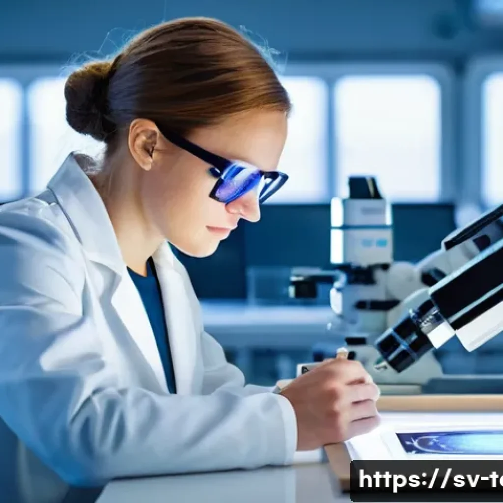 섬유기사와 관련 직종의 취업 시장 - **Prompt 1: High-Tech Textile Innovation in a Swedish Lab**
"A clean, brightly lit, modern Swedi...