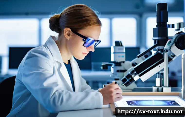 섬유기사와 관련 직종의 취업 시장 - **Prompt 1: High-Tech Textile Innovation in a Swedish Lab**
"A clean, brightly lit, modern Swedi...