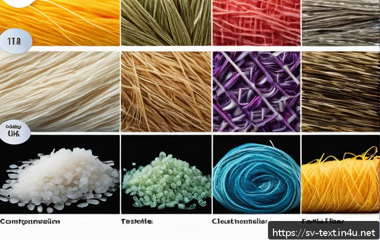 섬유기사 필기 시험 난이도 - A detailed cross-sectional illustration of various textile fibers, highlighting differences between ...