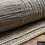 Home 22 섬유기사 필기시험 요점 노트 - A detailed close-up image of various natural textile fibers including soft cotton, warm wool, smooth...